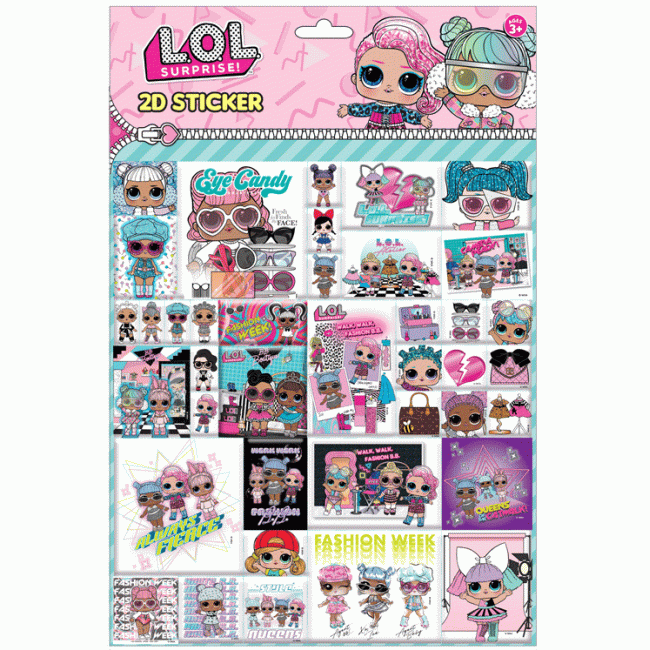 L.O.L. SURPRISE! FASHION WEEK! + สติ๊กเกอร์ 2 มิติ + กล้อง + กระเป๋าใส่เหรียญ